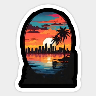 miami city Sticker